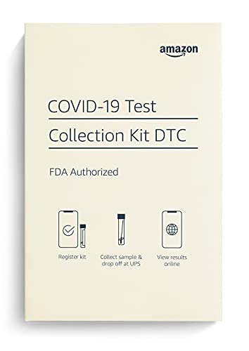 Amazon COVID-19 Test Collection Kit DTC — FDA Authorized PCR Test Collection Kit — Results in 24 hours from lab receipt — Ages 18+