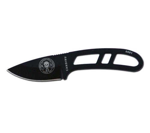 ESEE Knives Black CANDIRU Fixed Blade Knife w/Polymer Sheath