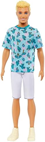 Barbie® Ken® Fashionistas™ Doll #211 with Blond Hair, Wearing Cactus Tee and White Shorts with Sneakers