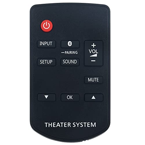 Remote N2QAYC000121 Sub N2QAYC000098 N2QAYC000109 Replacement Fit for Panasonic Home Theater Audio System SC-ALL30T SC-ALL30 SC-ALL70 SC-ALL70T SC-HTB580 SC-HTB680 SC-HTB685 SC-HTB690 SC-HTB880 - Image 3