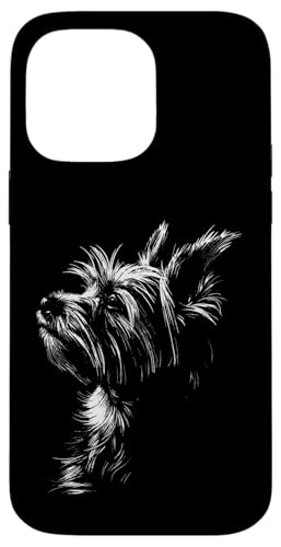 Cute Yorkie Dog Art Yorkshire Terrier Dog Lovers Yorkie Moms Case for iPhone 14 Pro Max