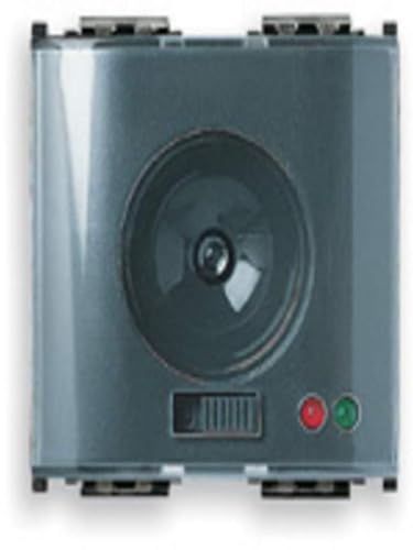 Vimar 16450 Idea Torcia elettronica portatile con LED, dispositivo automatico di emergenza, batteria ricaricabile e sostituibile