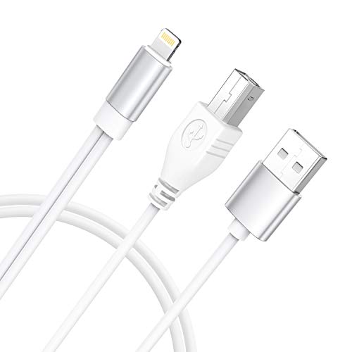 MIDI Cable for iPad/iPhone, KINGONE USB 2.0 Type B OTG to MIDI Cord