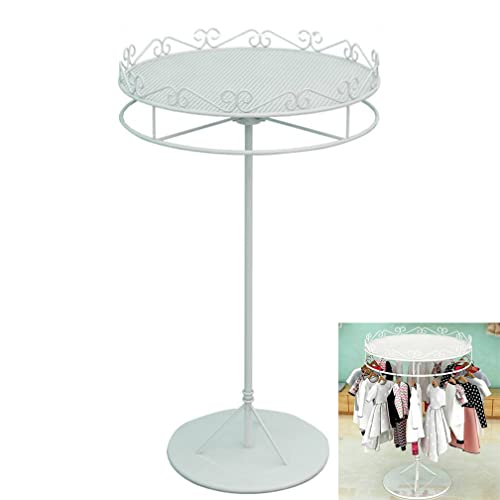 Tringle à vêtements ronde dorée rotative de 60-80 cm pour l'affichage en magasin et maison