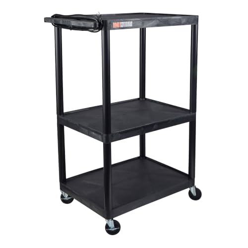Luxor AV Cart, 3 Shelf, 54 Inch Luxor AV Cart, 3 Shelf, 54 Inch