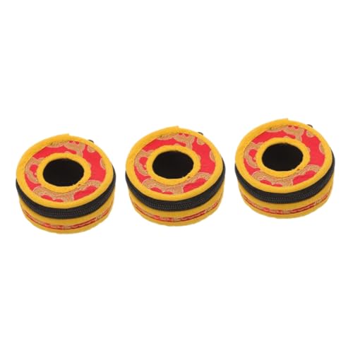 Vaguelly 3個手工?制??収?袋 小号収納ケース 引磬??バッグ ジッパー