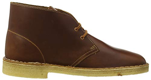 Image of CLARKS Men's Desert Boot Chukka Boot, Black Leather, 13 M US