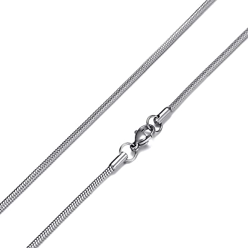 Moo&Lee Tungsten Carbide Simple Cross Necklace For Men Women Boys And Girls, Unisex Pendant With 22 Inches Stainless Steel Snake Chain #TOP4