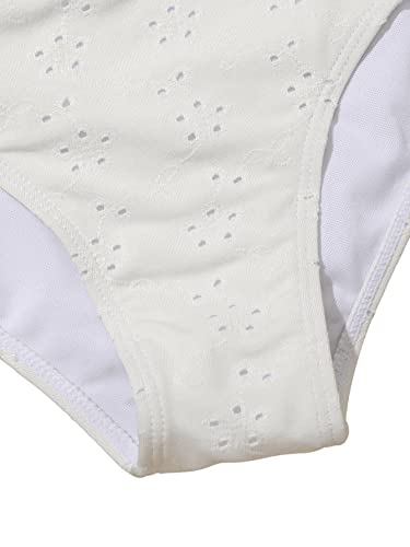 Verdusa Girl's 3 Piece Halter Bikini Sets Bathing Suit with Cover Up Skirt4