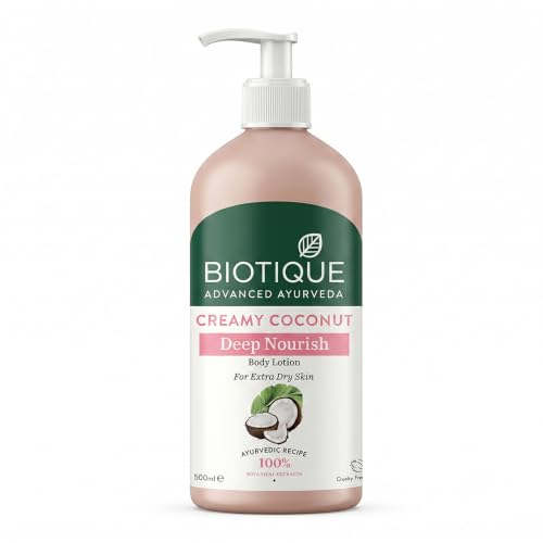 Creamy Coconut Deep Nourish Body lotion For Extra Dry Skin | Heals, Repairs, and Soothes the Skin | Moisturizing and Skin-Humidifying | 100% Botanical