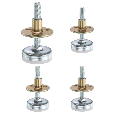 Niveladores de patas de muebles de 5/16"-18 hilos, patas ajustables de 50 mm, 4 juegos 2