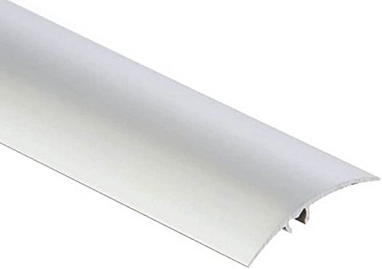 Cezar Silver Eb-Stan-Aluminium Carpet Cover Threshold Transition Strip 0.93M Door Floor Trim Tmw Profiles (930X50mm)
