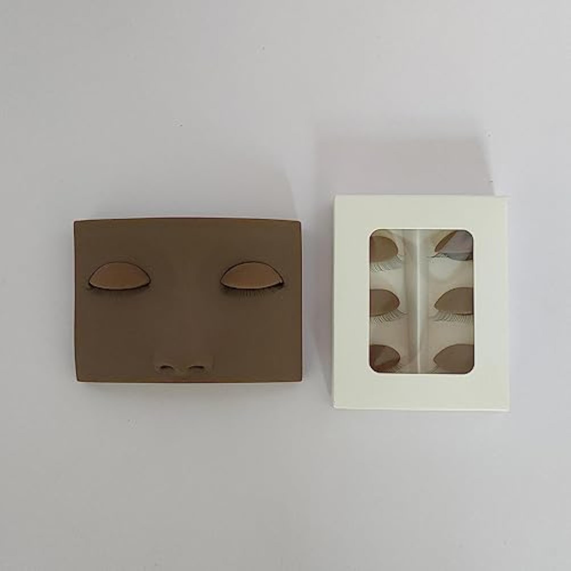 Replaced Eyelids Makeup for Training Head Practice