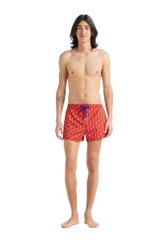 Short Swim Trunks Micro Round Of Turtles Rainbow3