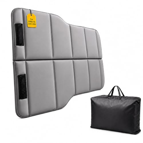 Image of Car Mattress for 2000-2006 BMW X5, Upgraded Non-Inflatable Thickened Foam SUV Car Camping Mattress, Foldable Trunk Sleeping Pad Car Bed Mattress for Road Trips Camping Travel