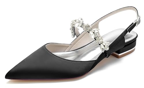 Escarpins à bride arrière Mary Jane BR181 pour briller en soirée