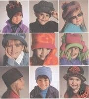McCalls 3836 sewing pattern makes Children's Hats