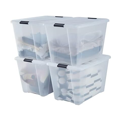 Caja de almacenaje Iris Ohyama 60L (lote de 4) Cover