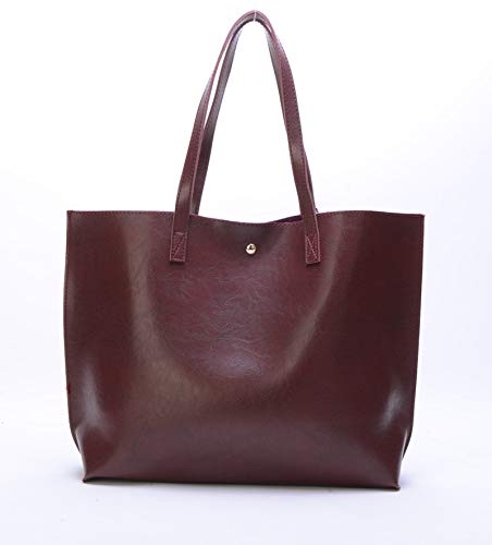 Women Tote Bags Top Handle Satchel Handbags PU Faux Leather Tote Bag with Tassel Shoulder Purse4