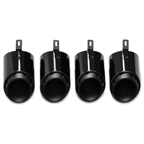 Tuyaux d'échappement Panamera 4S 2.9T embout d'échappement acier 304 noir pour triple silencieux