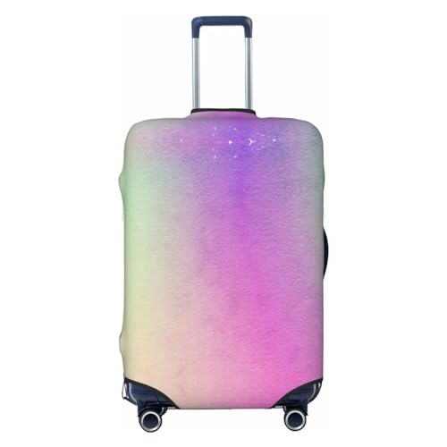 Watercolor Paper Texture Luggage Cover Washable Elasticated Luggage Covers for Suitcase TSA Approved Stylish Scratch Resistant Luggage Case Protector