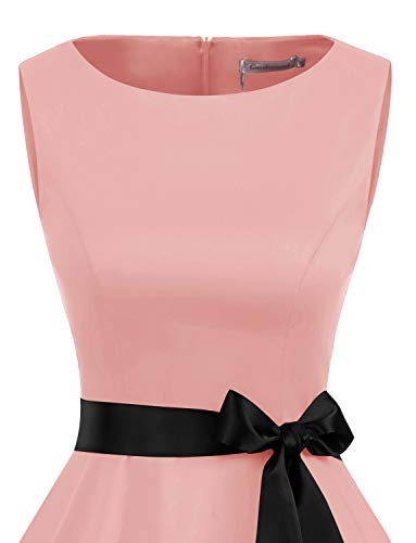 Image of Gardenwed Women's Vintage Dress Sleeveless Cocktail 1950s Dresses Retro Tea Party Swing