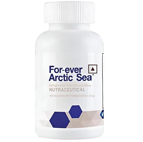 Image of FOR-EVER ARCTIC SEA OMEGA-3 SOFTGEL 60 | HIGH-POTENCY EPA & DHA | FRESH MFD | NEW MRP - PREMIUM HEART & BRAIN SUPPORT SUPPLEMENT | High-Potency EPA & DHA, Premium Heart Support, Brain Support Supplement