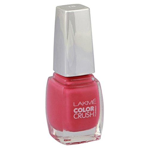 Image of Lakme True Wear Color Crush Nail Color, Pinks 18, 9 ml