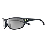 Nike Rabid Sunglasses, Matte Black, Grey with Silver Flash Lens