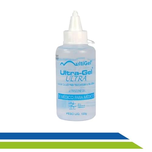 Gel Condutor para Ultrassom Frasco Gel de Contato Inodoro Incolor Clínica Multigel Unidade (300GR)