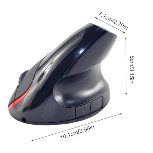 Mouse de precisión inalámbrico vertical con diseño reductor de fatiga 2