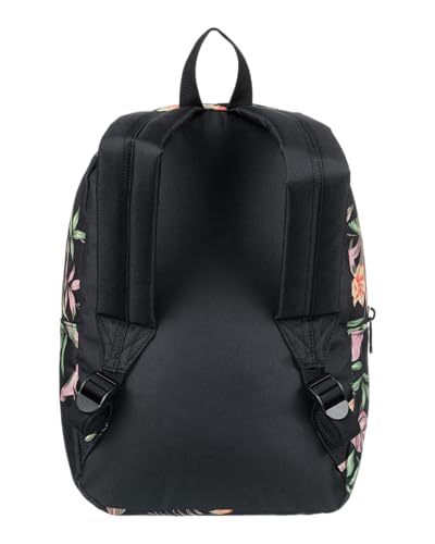 Image of Roxy Women's Always Core Backpack | Travel | Everyday Carry | Beach | Polyester | 8L Capacity - Anthracite Island Escape