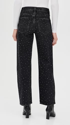 Image of PISTOLA - Lexi Mid Rise, Signature Bowed Straight Jeans - Light Denim Jeans