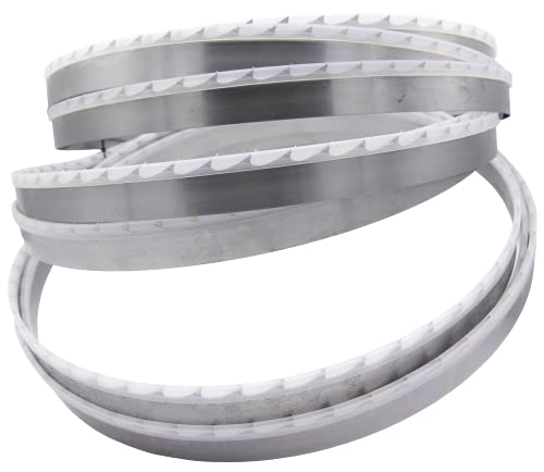 SMI 3er SET Holz-Bandsägeblatt 3660 x 32 x 1,0 mm Zahnabstand 22 mm zum Einsatz auf mobilen Sägewerken wie z.B. Logosol LM 40, Lumberlite Holzsägeband Sägeband