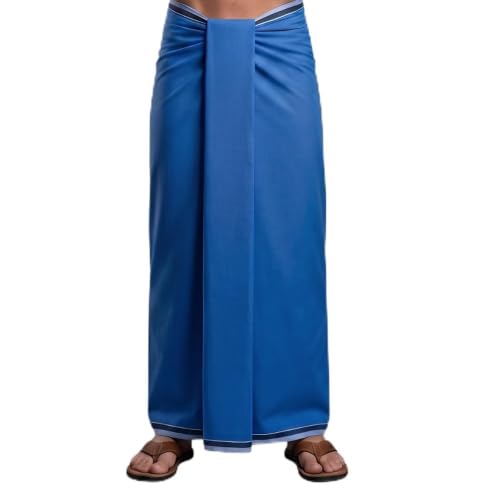 Image of Men's Cotton Lungi | Soft Breathable Wrap Around Lungi | Comfortable Daily & Home Wear for Men