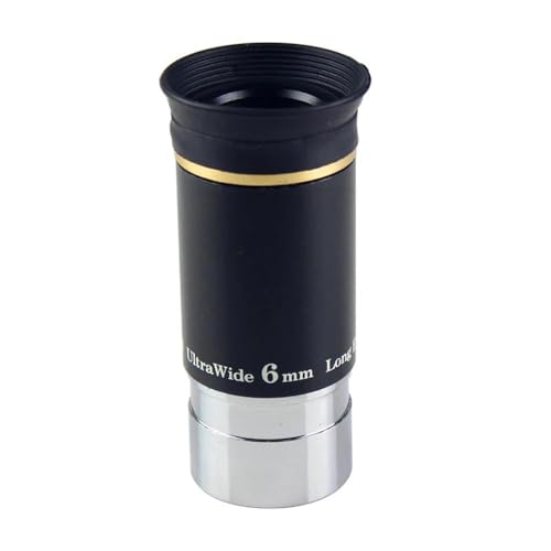 Ocular de 1,25" y 66 grados para telescopio astronómico con óptica multicapa de 6mm a 20mm