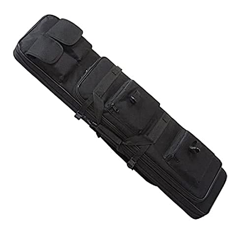 Bolsa Para Armas, Bolsa Larga Para Pistola, Con Correa Ajustable Para El Hombro Para Rifles Largos, Tela Oxford, Bolsa Para Escopeta Para Acampar Al Aire Libre, Estuche Doble Acolchado Para Rifle Cover