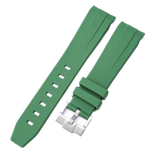 Bracelet silicone incurvé TQHGM pour éliminer l'espace vide entre boîtier et poignet