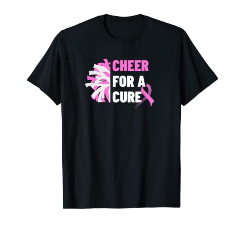 Alegría para una cura del cáncer de mama - I Backspot Cheer Camiseta