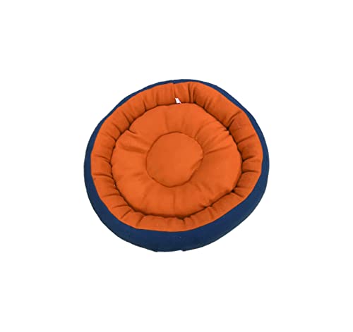 Image of Premium XL Size Dog Bed for XL Dogs and Puppies Anti Skid Bottom Washable Orthopedic Big Dog /cat Beds Orange /Blue