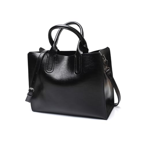 Sac cabas PU noir vintage Gatuida pour remplacer votre grand sac lourd