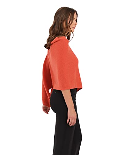 Image of CLAUDIA NICHOLE Womens 100% Cashmere Dress Topper - Cashmere Poncho Wrap