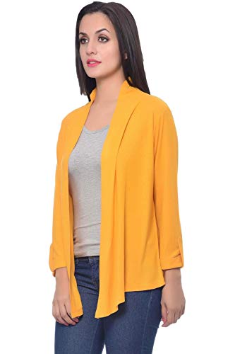 Image of Frenchtrendz Womens's Viscose Crepe Shrug(Size: XS-4XL)