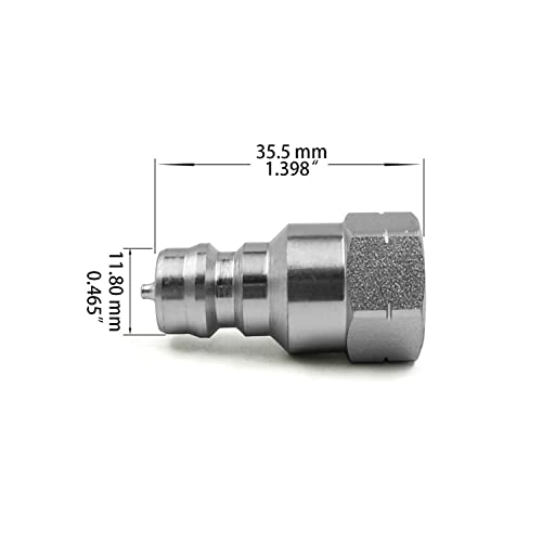 Image of 1 /4 inch NPT Thread ISO 7241-1 Series A Quick Disconnect Coupling set W /dust caps