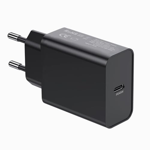 45W USB C Cargador para Samsung S25 Ultra/S24 FE/S23 S26 A56 5G A17 A26 A36 Galaxy S22 S21 A16 A55 A25 A35 A15 A54 A53 A57 A27 A37 A52 A52S A34 Z Fold 4 5 6 7,iPhone 16 15 17 Enchufe USBC Carga Rápida