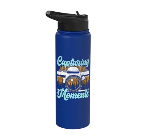 Capturing Moments Photography Camera Picture Photographer Stainless Steel Insulated Water