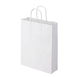 ヘイコー 手提 紙袋 25CB MS1 シロ 27x8x34cm 50枚