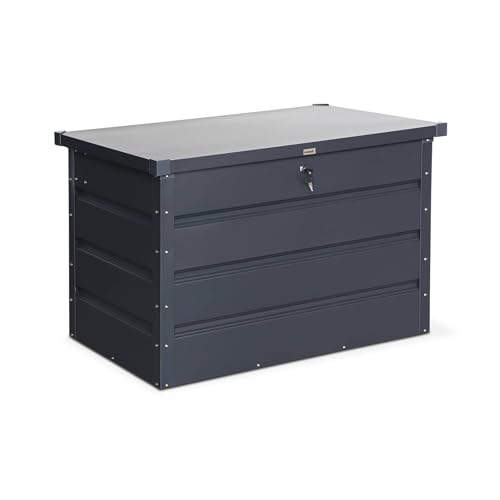 sweeek Gartentruhe aus Metall 285 L - Dallas