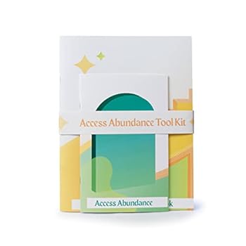 Staple Bound Access Abundance Tool Kit - Prosperity Workbook - Vision Board - Goal Setting Book