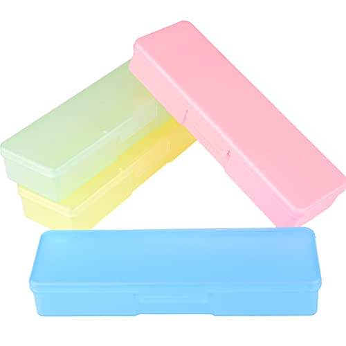 Image of 4PCS Plastic Storage Personal Box for Nail, Nail Implement Box (multicolor)
